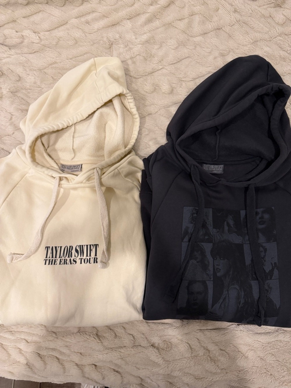 Taylor Swift Cream & Black Graphic Hoodie Set